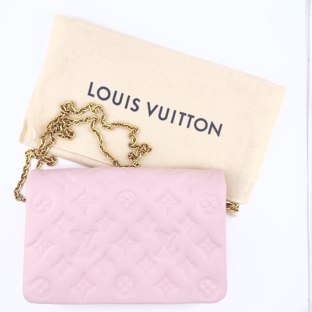 RARE! Louis Vuitton Coussin in Rose Lambskin! (2022)